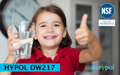 Derypol achieves NSF certification on HYPOL DW217